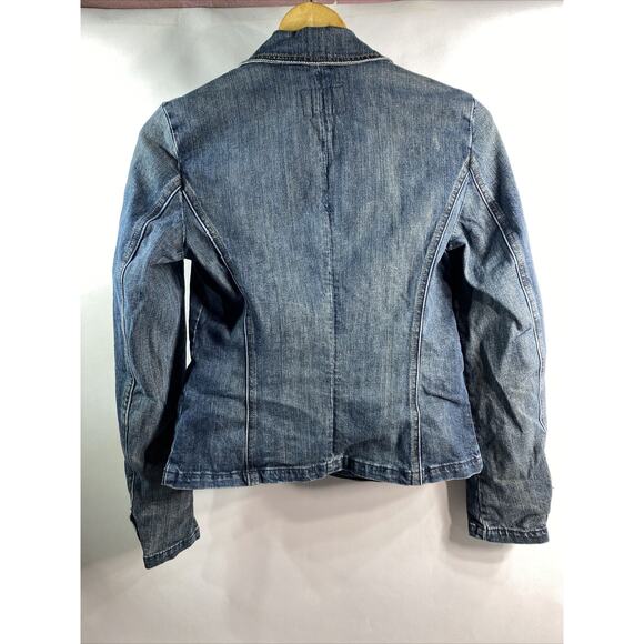 Vintage Calvin Klein Jeans Long Sleeve Denim Jacket Women's Size Small 34" Chest - Picture 7 of 11